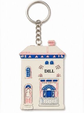 2/$25 Lenox Spice Village Inspired Dill House Keychain with Key Ring